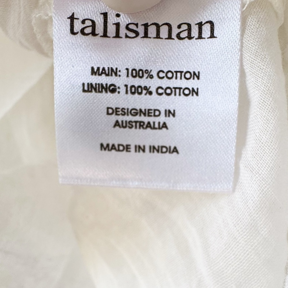Sundance Talisman Frederico Tiered Dress in White | SMALL/MEDIUM NWT - Picture 12 of 15